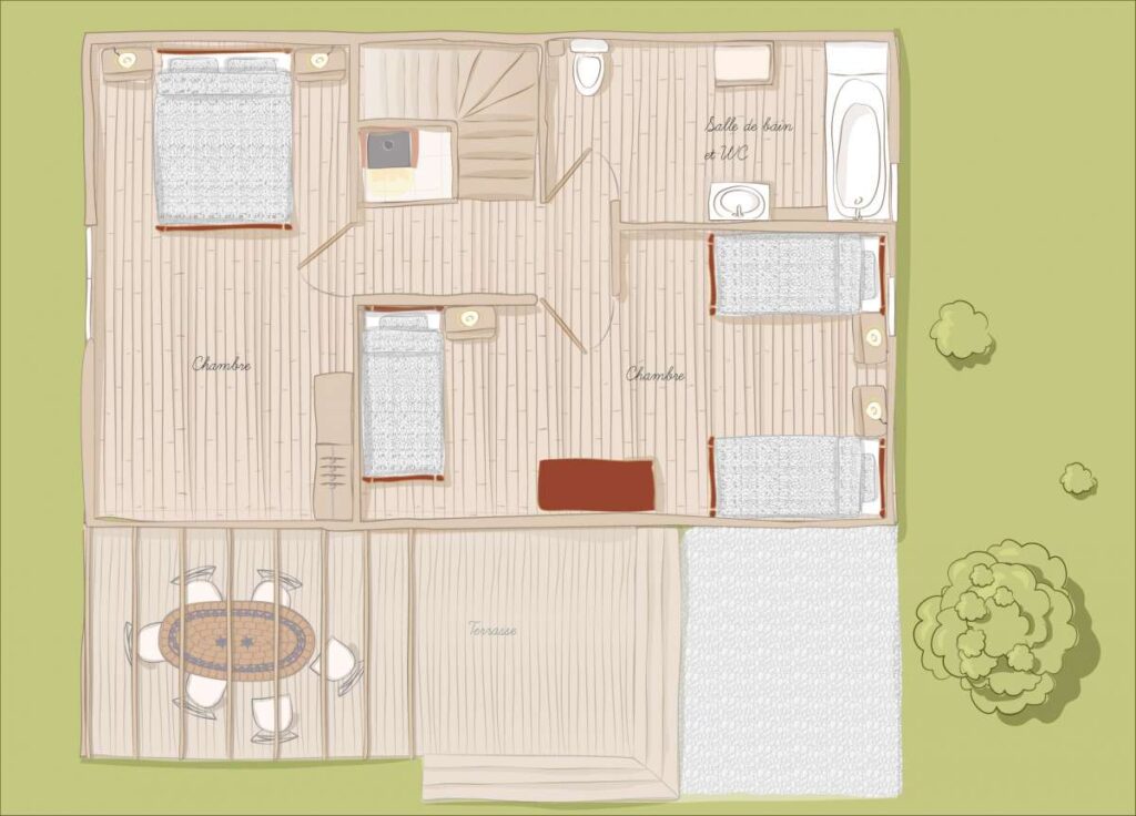 Plan du chalet