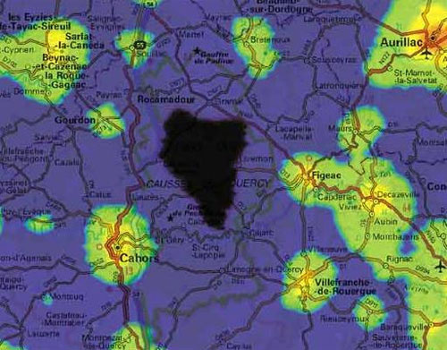 Carte thermique du Lot révélant les trésors cachés entre Rocamadour et Cahors, cœur battant de nos terres d'aventure