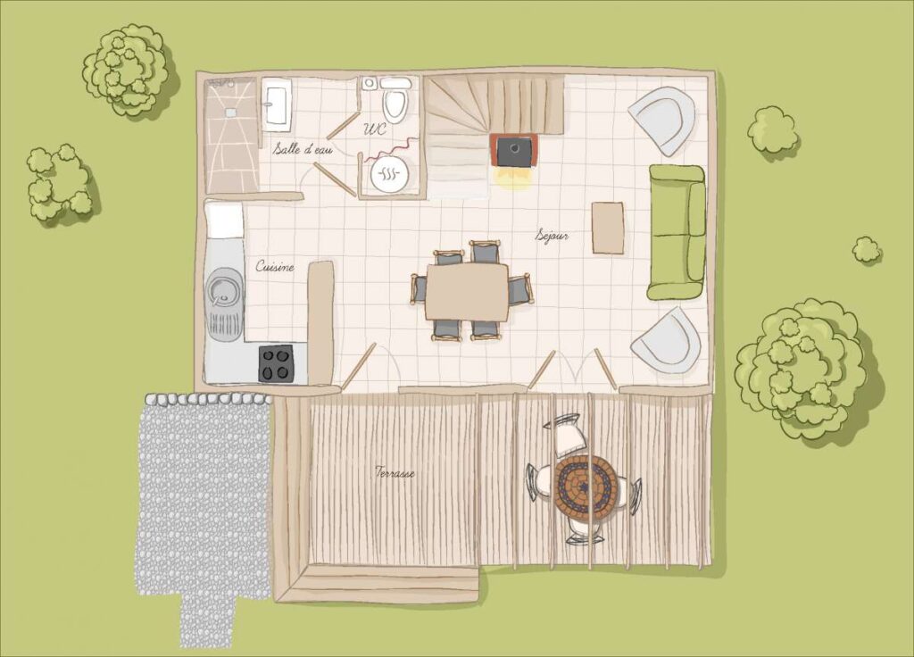 Plan du chalet