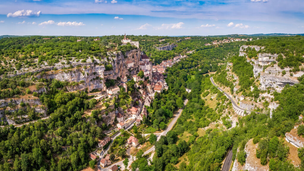 Rocamadour falaises forets lot