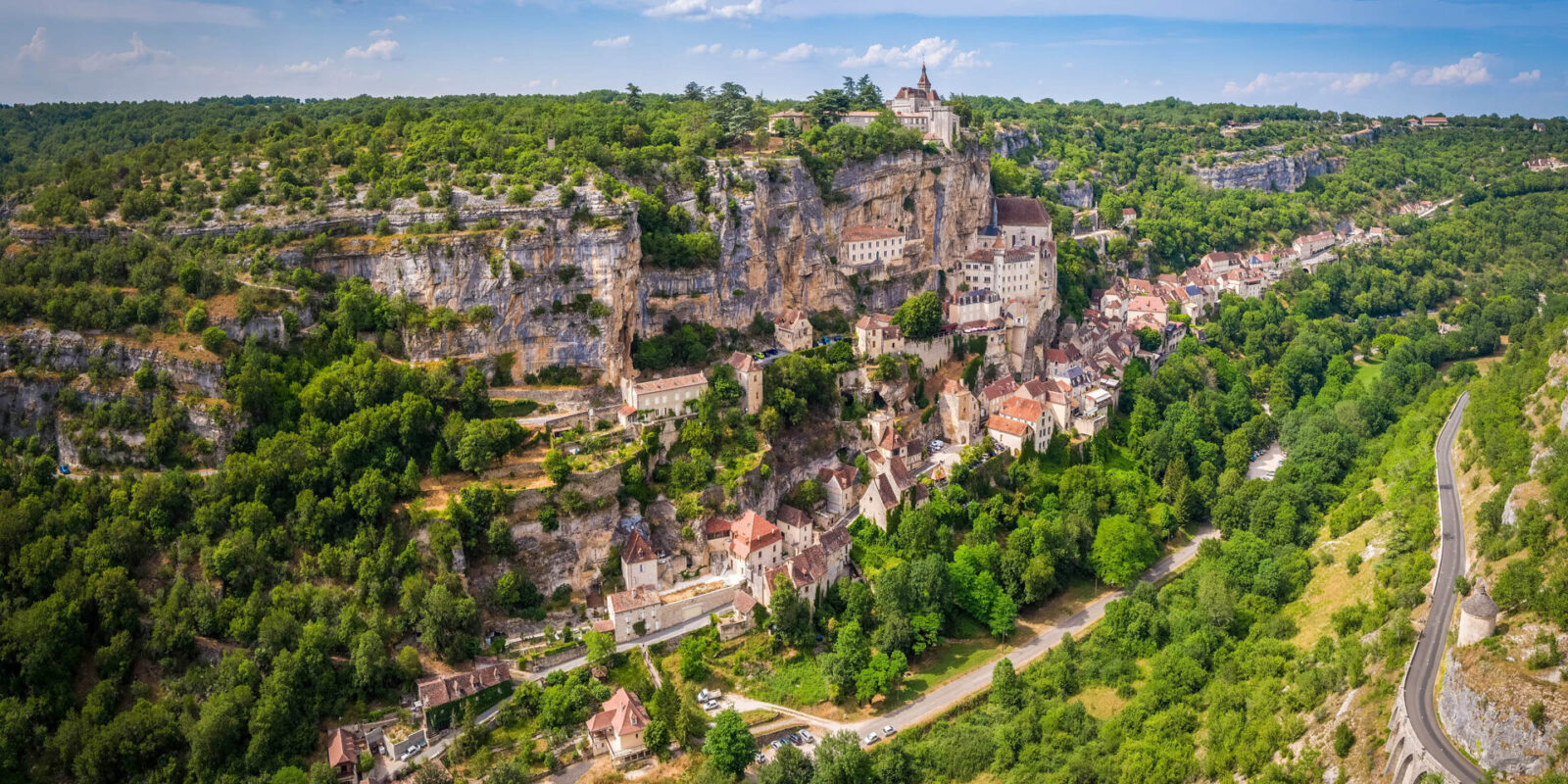 Rocamadour sanctuaire falaises lot